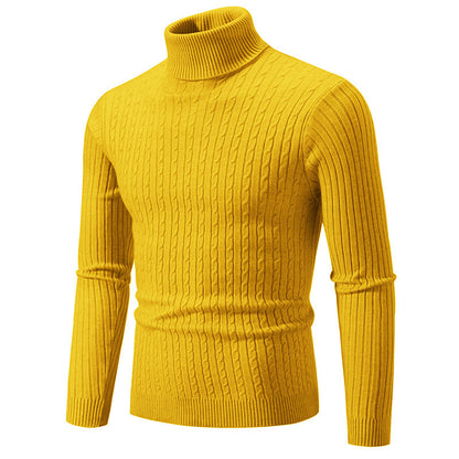 Men's turtleneck sweater made of comfortable knit quality Skorter