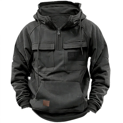 Men's practical hoodies with numerous pockets Skorter