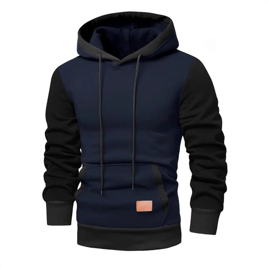 Men's stylish hoodie with practical pockets and contrasting design Skorter