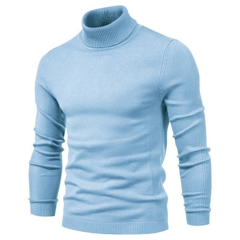 Men's stylish turtleneck sweater made of fine Merino wool Skorter