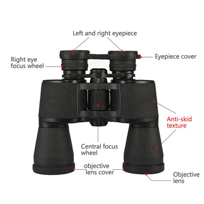 Skorter | 20x50 Powerful Outdoor High Definition High Times Zoom Binocular Telescope for Hunting / Camping