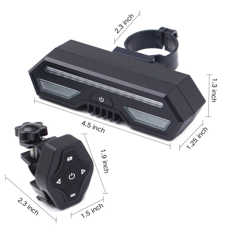 Skorter | IPX4 85LM Waterproof USB Bicycle Turn Signal Light Rear Light Taillight with Remote Control