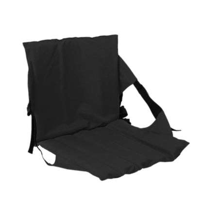 Skorter | Outdoor Folding Seat Cushion With Backrest, Size: 78*40*2cm(Black)