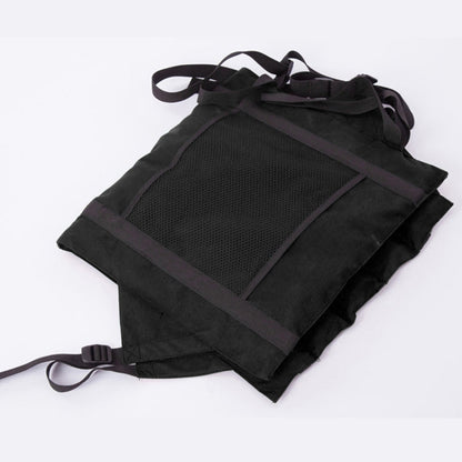 Skorter | Outdoor Folding Seat Cushion With Backrest, Size: 78*40*2cm(Black)