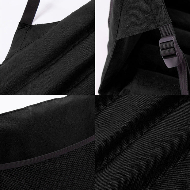 Skorter | Outdoor Folding Seat Cushion With Backrest, Size: 78*40*2cm(Black)