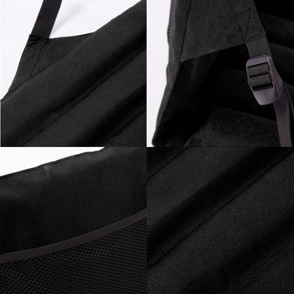Skorter | Outdoor Folding Seat Cushion With Backrest, Size: 78*40*2cm(Black)