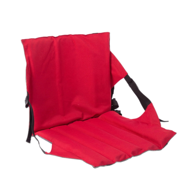 Skorter | Outdoor Folding Seat Cushion With Backrest, Size: 78*40*2cm(Red)
