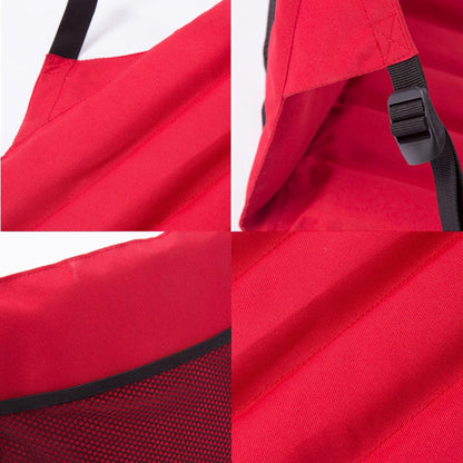 Skorter | Outdoor Folding Seat Cushion With Backrest, Size: 78*40*2cm(Red)