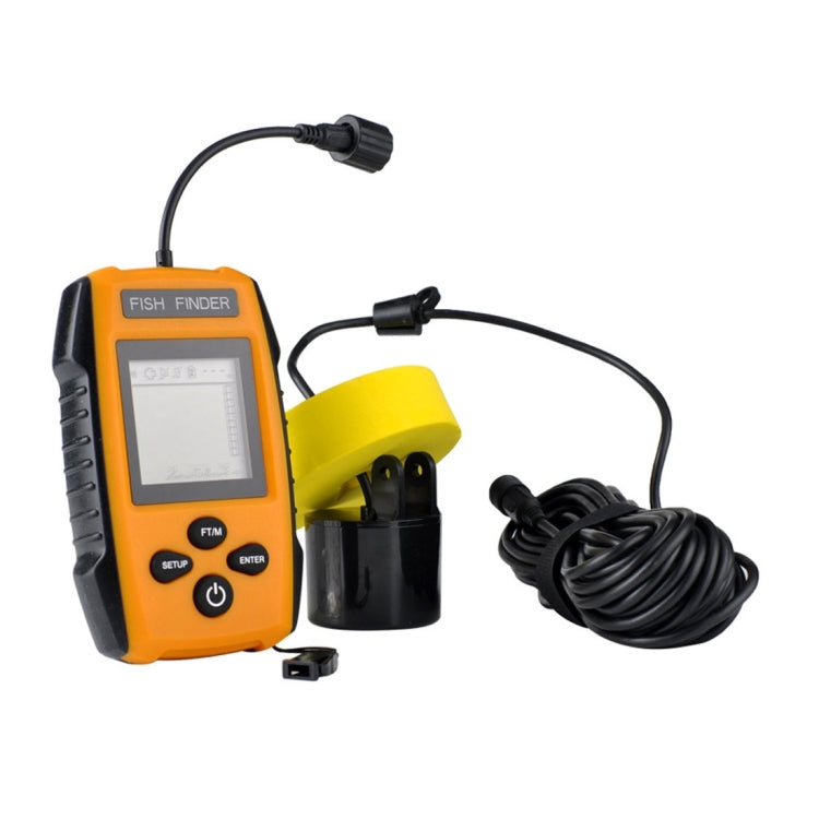 Skorter | Portable Wired Fish Finder with Sonar Sensor Transducer and LCD Display