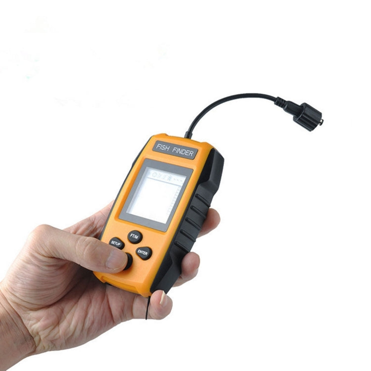 Skorter | Portable Wired Fish Finder with Sonar Sensor Transducer and LCD Display