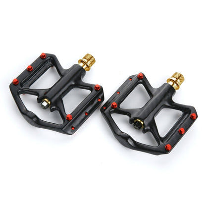 Skorter | 1 Pair B251C Road Bike Carbon Fiber + Titanium Axle Pedals (Black)