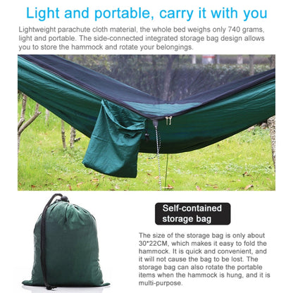 Skorter | Portable Outdoor Parachute Hammock with Mosquito Nets (Army Green)