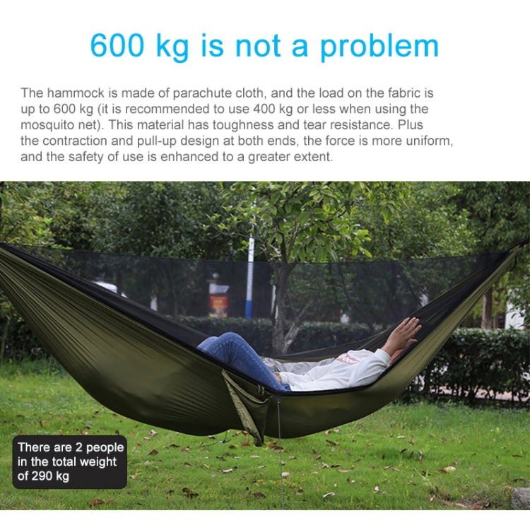 Skorter | Portable Outdoor Parachute Hammock with Mosquito Nets (Army Green)