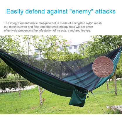 Skorter | Portable Outdoor Parachute Hammock with Mosquito Nets (Army Green)