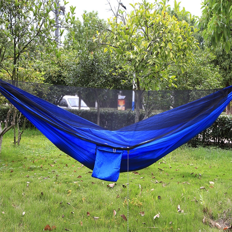 Skorter | Portable Outdoor Parachute Hammock with Mosquito Nets (Blue)