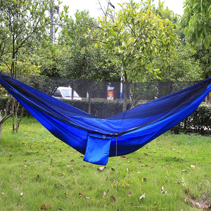 Skorter | Portable Outdoor Parachute Hammock with Mosquito Nets (Blue)