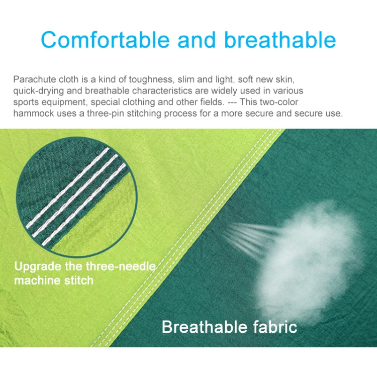 Skorter | Portable Outdoor Parachute Hammock with Mosquito Nets (Blue)
