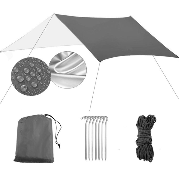 Skorter | Multi-function Outdoor Waterproof Sunscreen Beach Awning Tent Sun Shelter Pergola (Black)