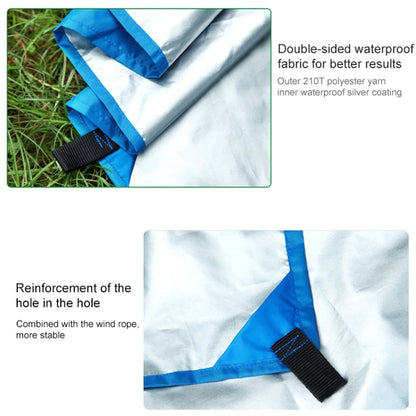 Skorter | Multi-function Outdoor Waterproof Sunscreen Beach Awning Tent Sun Shelter Pergola (Blue)