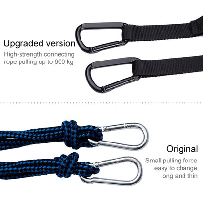 Skorter | Portable Outdoor Camping Full-automatic Nylon Parachute Hammock with Mosquito Nets, Size : 250 x 120cm (Dark Blue + Baby Blue)