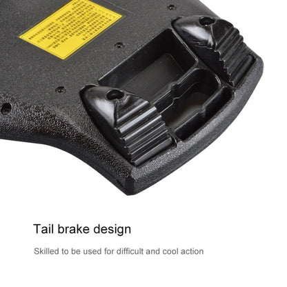 Skorter | Fashion Vulcan Pattern Two-wheeled Skateboard Luminous Flash Wheel Vitality Board(Black)