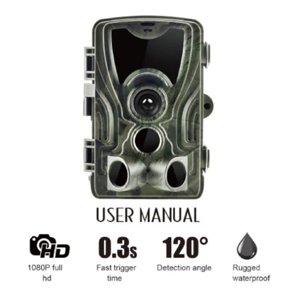Skorter | HC801A 8MP Waterproof IP65 IR Night Vision Security Hunting Trail Camera, Novatek 96650 Program, 120 Degree Wide Angle, 110 Degree PIR Sensing Angle