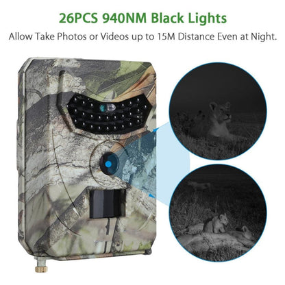 Skorter | PR-100 1MP IP54 Waterproof IR Night Vision Security Hunting Trail Camera, Sunplus 1628 Program, 120 Degree Wide Angle,100 Degree PIR Sensing Angle