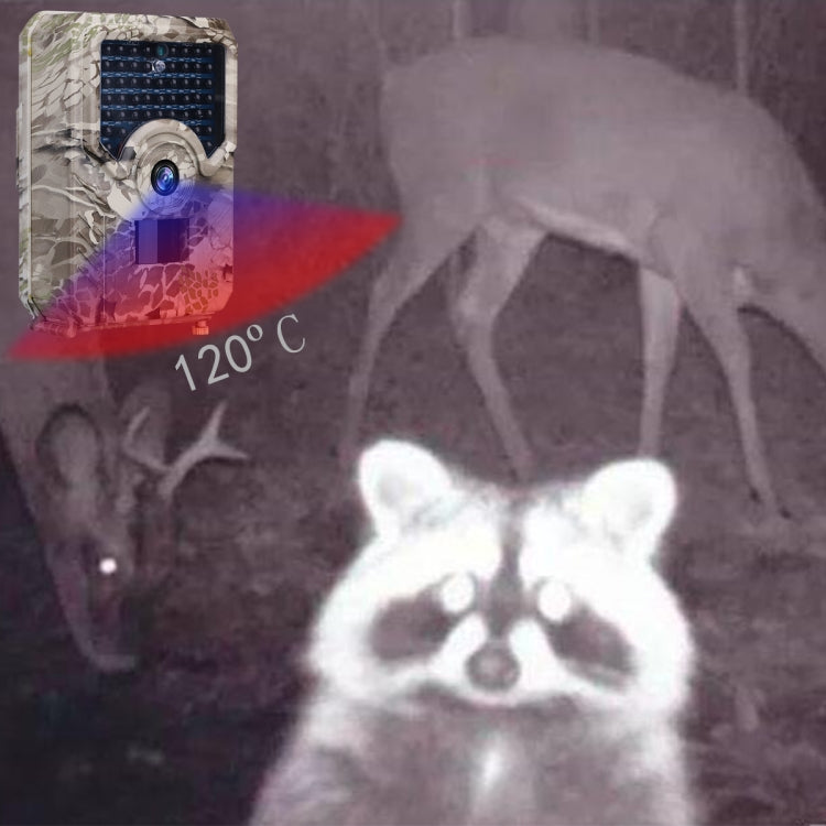 Skorter | PR-200 IP54 Waterproof IR Night Vision Security Hunting Trail Camera, 120 Degree Wide Angle,100 Degree PIR Sensing Angle