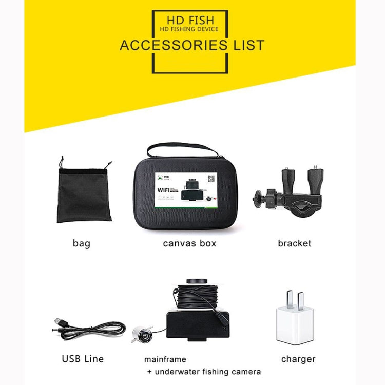 Skorter | X5 Portable Wifi Visible Fishing Device Fishfinder