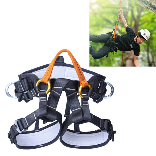 Skorter | XINDA XDA9519 Outdoor Polyester High-strength Wire Downhill Seat Belt for Climbing Trees(Orange)