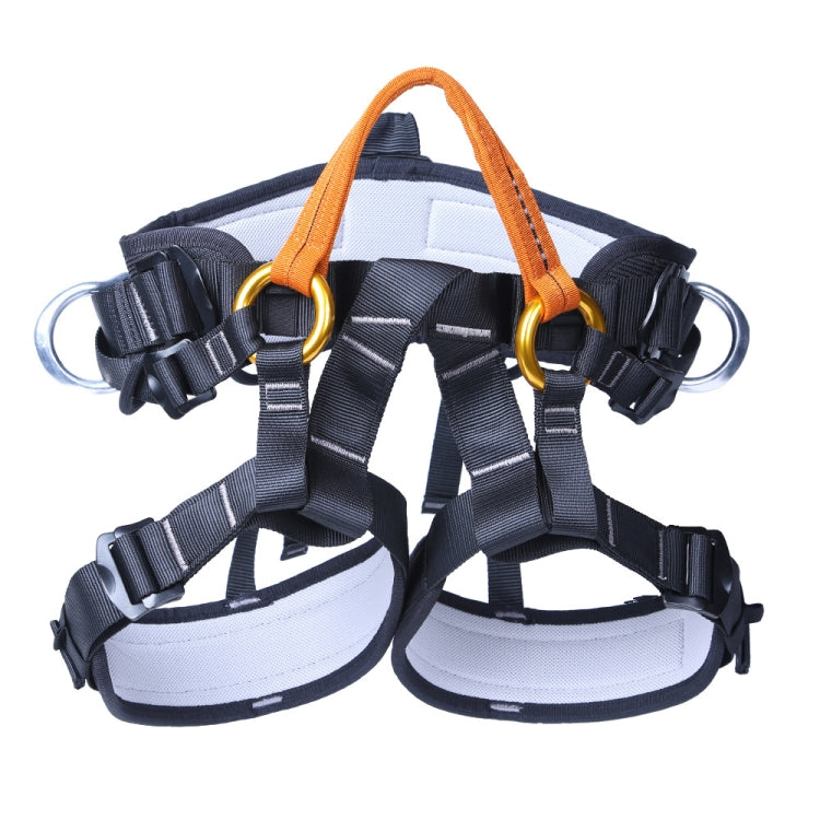 Skorter | XINDA XDA9519 Outdoor Polyester High-strength Wire Downhill Seat Belt for Climbing Trees(Orange)