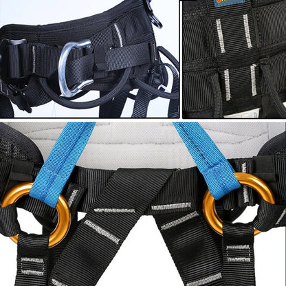 Skorter | XINDA XDA9519 Outdoor Polyester High-strength Wire Downhill Seat Belt for Climbing Trees(Orange)