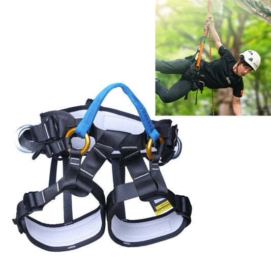 Skorter | XINDA XDA9519 Outdoor Polyester High-strength Wire Downhill Seat Belt for Climbing Trees(Blue)