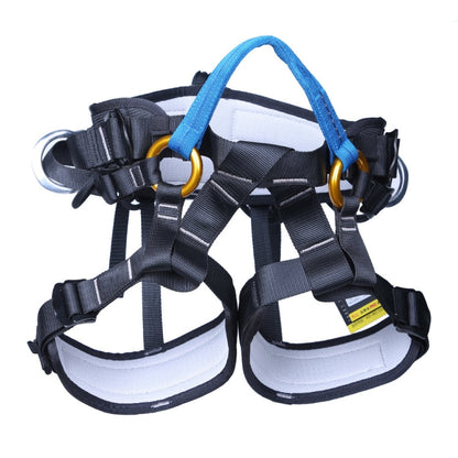 Skorter | XINDA XDA9519 Outdoor Polyester High-strength Wire Downhill Seat Belt for Climbing Trees(Blue)