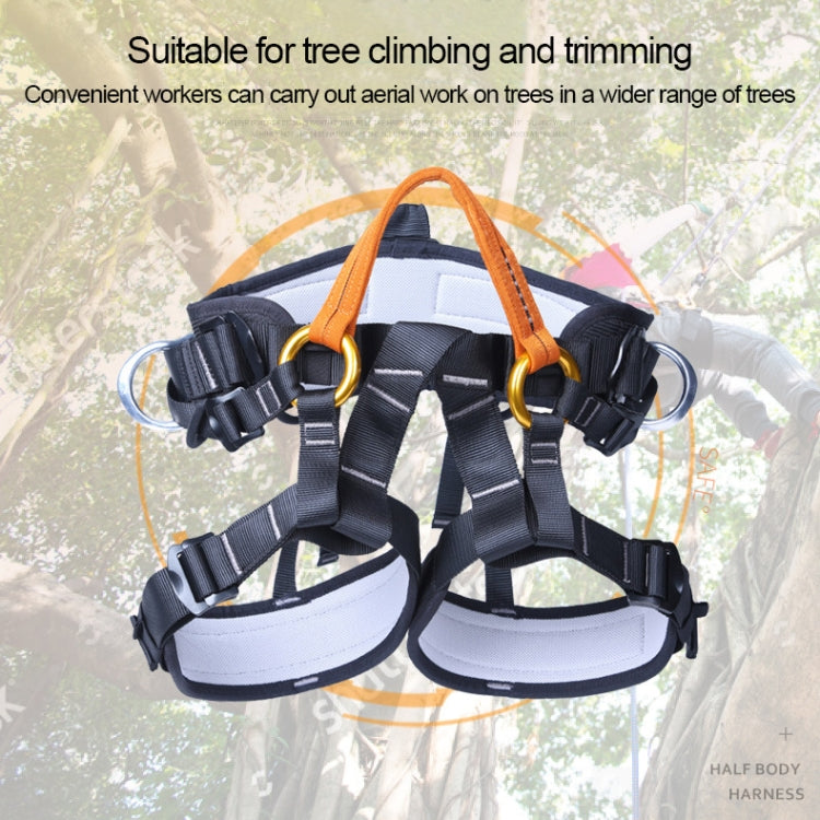 Skorter | XINDA XDA9519 Outdoor Polyester High-strength Wire Downhill Seat Belt for Climbing Trees(Blue)