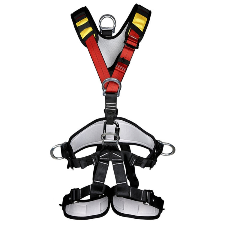 Skorter | XINDA XDA9516 Outdoor Rock Climbing Polyester High-strength Wire Adjustable Downhill Whole Body Safety Belt