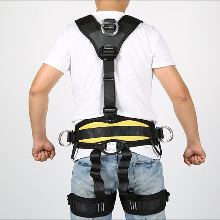 Skorter | XINDA XDA9516 Outdoor Rock Climbing Polyester High-strength Wire Adjustable Downhill Whole Body Safety Belt