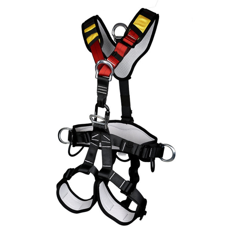 Skorter | XINDA XDA9516 Outdoor Rock Climbing Polyester High-strength Wire Adjustable Downhill Whole Body Safety Belt
