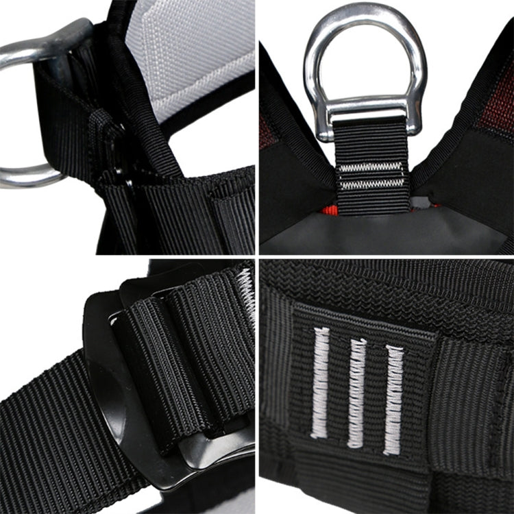 Skorter | XINDA XDA9516 Outdoor Rock Climbing Polyester High-strength Wire Adjustable Downhill Whole Body Safety Belt