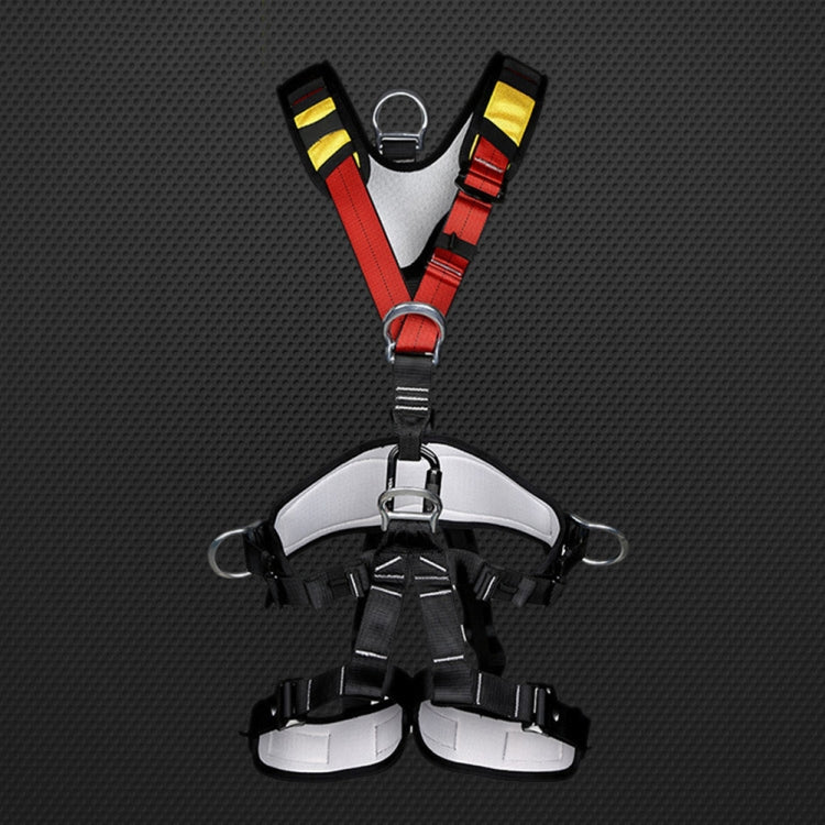 Skorter | XINDA XDA9516 Outdoor Rock Climbing Polyester High-strength Wire Adjustable Downhill Whole Body Safety Belt