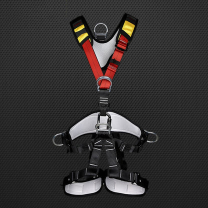 Skorter | XINDA XDA9516 Outdoor Rock Climbing Polyester High-strength Wire Adjustable Downhill Whole Body Safety Belt