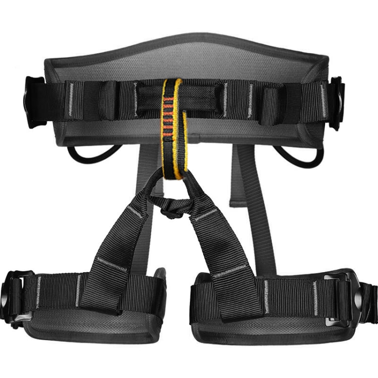 Skorter | XINDA XDA9516 Outdoor Rock Climbing Polyester High-strength Wire Adjustable Downhill Whole Body Safety Belt(Black)