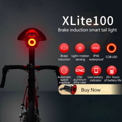 Skorter | XLITE100- ETA100 IPX-6 Detachable USB Rechargeable Intelligent Sensor Brake Taillight