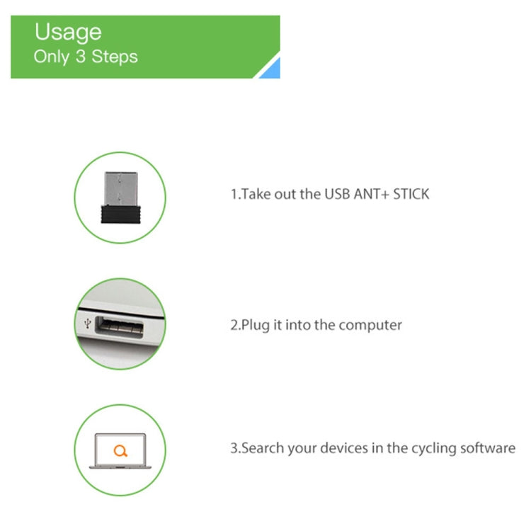 Skorter | Mini ANT+ USB Stick Adapter Cycling Bicycle Speed Sensor