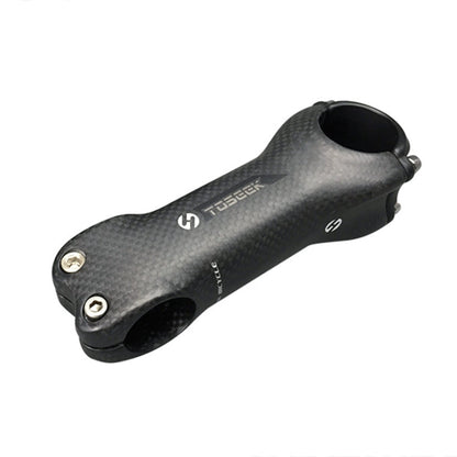 Skorter | TOSEEK All Carbon Fiber 3KUD Texture Road Mountain Bike Ultra-light Handlebar Stem Riser Faucet, Size: 6 Degree, 100mm (Matte)