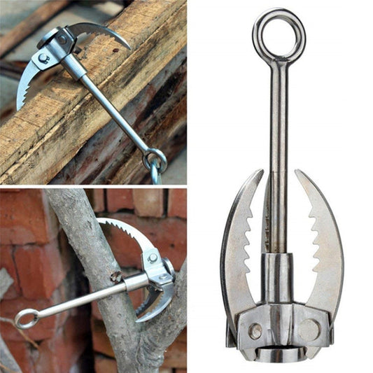 Skorter | KS042 Outdoor Sporting Wilderness Survival Carabiner Grappling Folding Three Paws Hook Ice Rock Mountain Climbing Tool