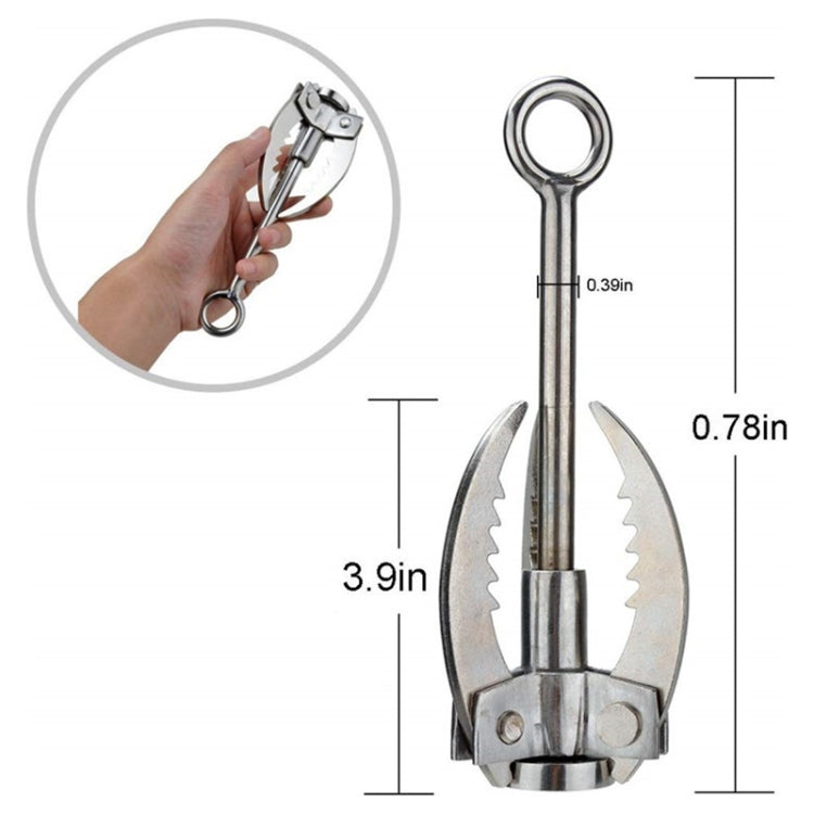 Skorter | KS042 Outdoor Sporting Wilderness Survival Carabiner Grappling Folding Three Paws Hook Ice Rock Mountain Climbing Tool