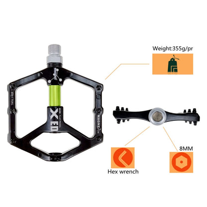 Skorter | SHANMASHI 1031 Magnesium Alloy Pedal Non-slip Comfortable Bicycle Folding Pedal(Orange)