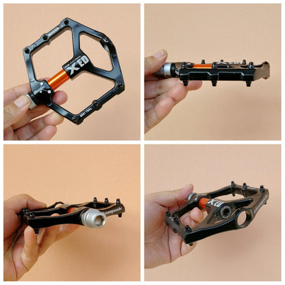 Skorter | SHANMASHI 1031 Magnesium Alloy Pedal Non-slip Comfortable Bicycle Folding Pedal(Orange)