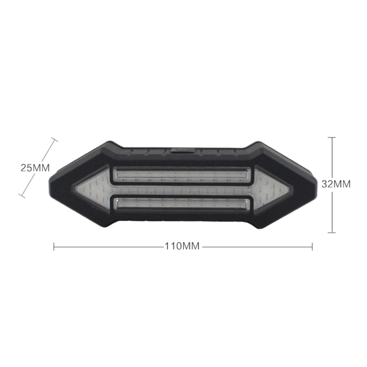 Skorter | Bicycle Rear Light Intelligent Wireless Remote Control Flashing Light Warning Light